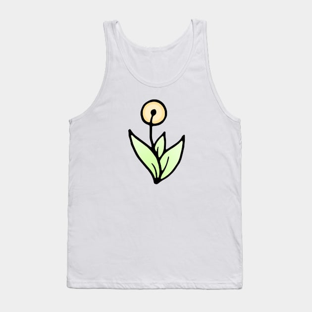 Flower Drawing 3 Tank Top by VANDERVISUALS